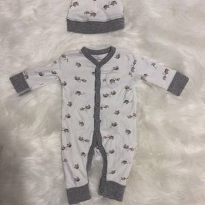 Moon and Back newborn sleeper set